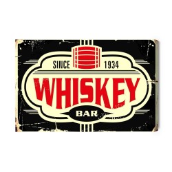 Leinwandbild Vintage-Whisky-Bar