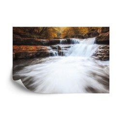Fototapete Herbst Wasserfall