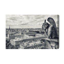 Leinwandbild Panorama Von Paris