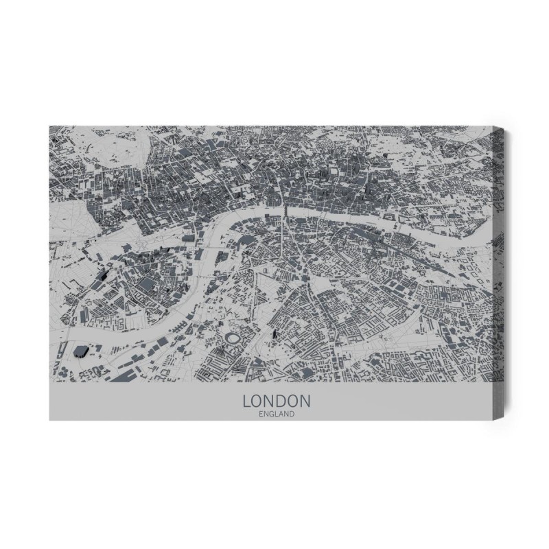 Leinwandbild Karte Von London