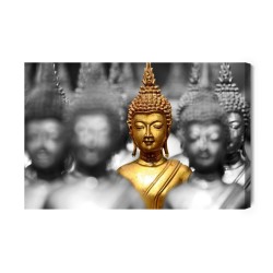 Leinwandbild Goldener Buddha