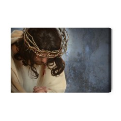 Leinwandbild Jesus Mit Der Dornenkrone
