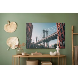Leinwandbild Manhattan-Brücke  New York