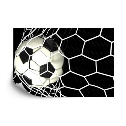 Fototapete 3D-Fußball Im Netz
