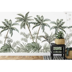 Fototapete Palmen Und Tropische Pflanzen