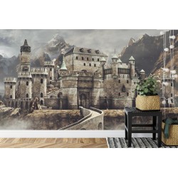Fototapete Mittelalterliche Fantasie-Burg