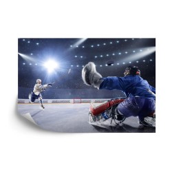 Fototapete Schuss Des Hockeyspielers