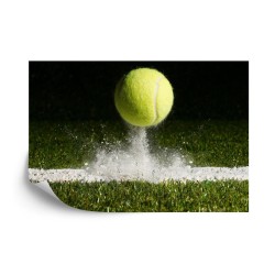 Fototapete Tennisball Auf Der Linie