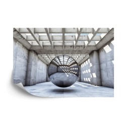 Fototapete 3D Tunnel - Fürs Wohnzimmer