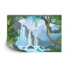 Fototapete Wasserfall Im Dschungel