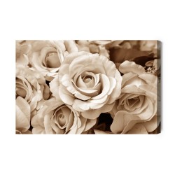 Leinwandbild Vintage-Rosenblüten
