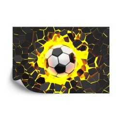 Fototapete 3D-Fußball