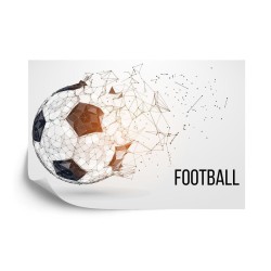 Fototapete Abstrakter Fußball