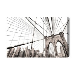 Leinwandbild Brooklyn-Brücke  New York
