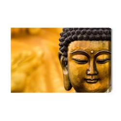 Leinwandbild Buddha-Figur