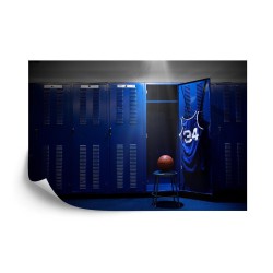 Fototapete Garderobe Der Basketballmannschaft