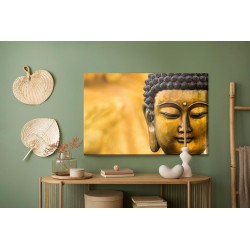 Leinwandbild Buddha-Figur