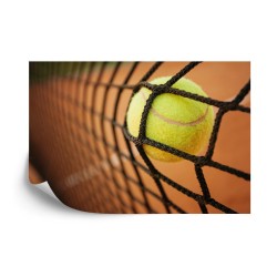 Fototapete Tennisball Im Netz