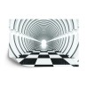 Fototapete 3D Tunnel - Schwarz Weiß