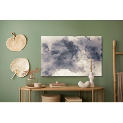 Leinwandbild Abstrakte Dunkle Wolken
