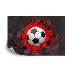Fototapete Fußball 3D