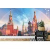 Fototapete Regenbogen Über Dem Kreml In Moskau