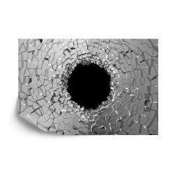 Fototapete Abstrakter Tunnel 3D Effekt
