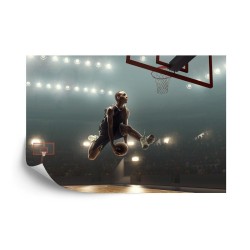 Fototapete Basketballspieler In Der Luft