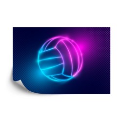 Fototapete Neon-Volleyball