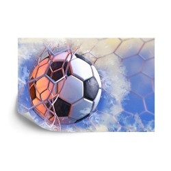 Fototapete Ball Im Netz Mit Aquarellfarben Gemalt