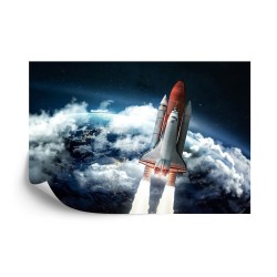 Fototapete Space Shuttle Verlässt Die Erde