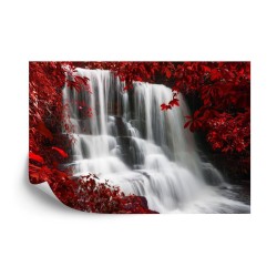 Fototapete Herbst Wasserfall