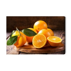 Leinwandbild Saftige Orangen