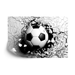 Fototapete Fußball - Der 3D Effekt