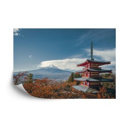Fototapete Japanische Pagode Im Herbst