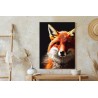 Poster Realistic Fox Portrait.