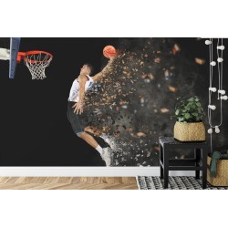 Fototapete Basketballspieler In Aktion