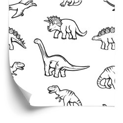 Tapete Für Kinder Mit Dinosauriertieren