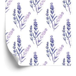 Tapete Lavendel-Design