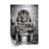 Poster Ein Löwe Liest Eine Zeitung