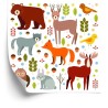 Tapete Für Kinder - Süße Waldtiere