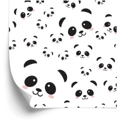Tapete Süße Pandas