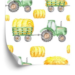 Tapete Traktoren Mit Anhänger