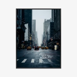 Poster Nebliges New York Am Morgen