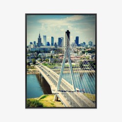 Poster Brücke Über Die Weichsel In Warschau
