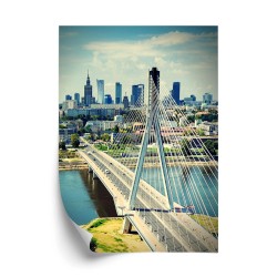 Poster Brücke Über Die Weichsel In Warschau