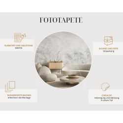 Fototapete White Gold Marble Texture Pattern Background With High Resolution Design For Cover Book Or Brochure  Poster  