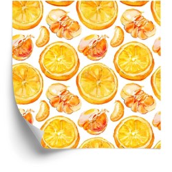 Tapete Für Die Küche  Obst  Zitrusfrüchte  Orangen
