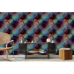 Tapete Wand-Bunte Mosaik-Muster-Esszimmer