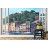 Fototapete Pen Window View To Old Portofino  Italy